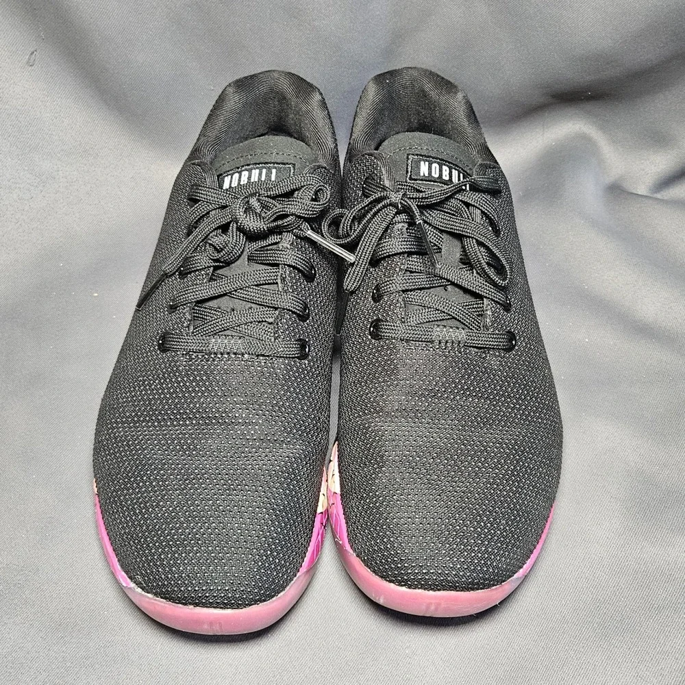 NOBULL Trainer Black Sunset Palm Tree SuperFabric Mens 11.5 Womens 13 Training‎